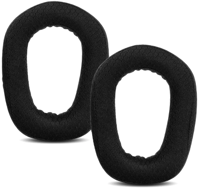 Main image of Professional Replacement Earpads Cushions for Logitech G435 Bluetooth Wireless Gaming Headset, Breathable Fabric & Foam, Black