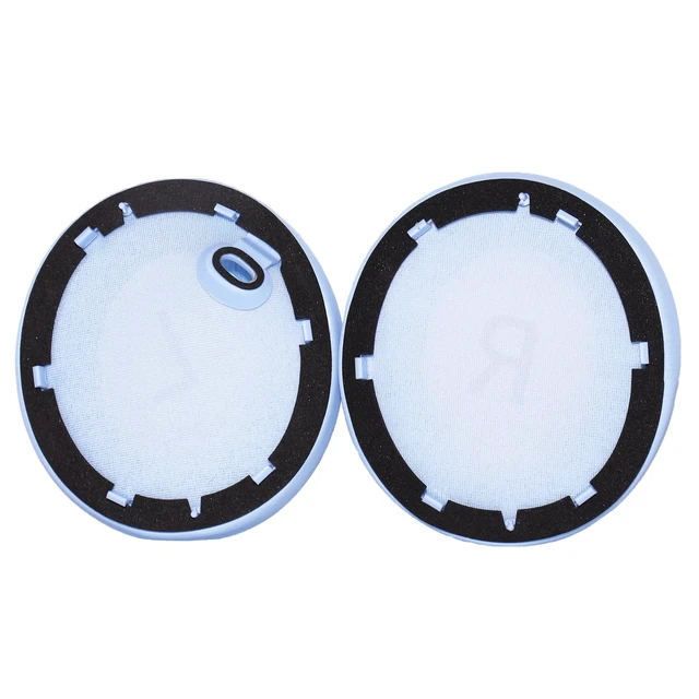 Alt view image 3 of 7 - Ear Pads Replacement for Anker Soundcore Space One (S1) Headphones - Blue Ear Cushions with Soft Protein Leather, Noise Isolation Foam Cover, Not Space One Pro, All-Day Comfort