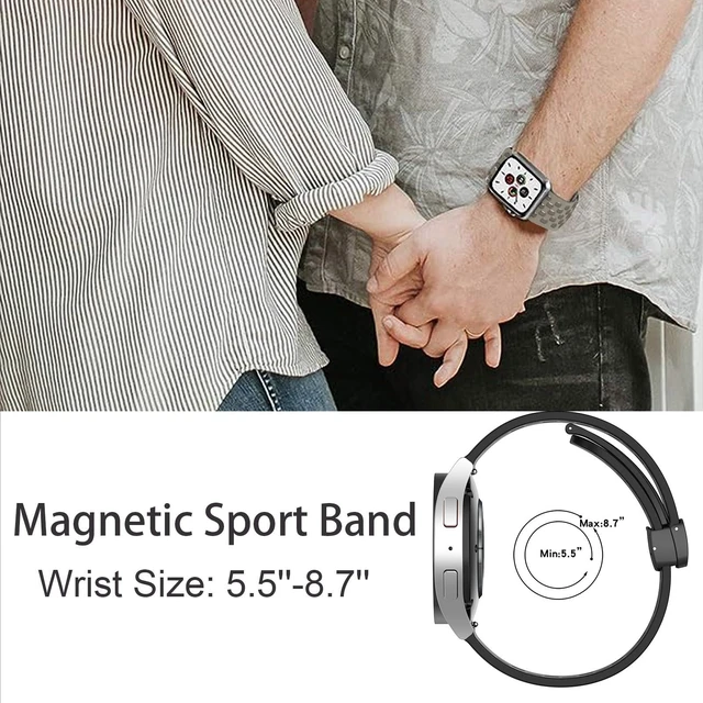 Alt view image 5 of 6 - Compatible with Cubitt Viva Pro Bands, Quick Release Breathable Silicone Replacemet Band Straps Compatible with Cubitt Viva Pro, Viva, Aura Pro 2, 1 / Aura 2, 1 / Terra Smart Watch