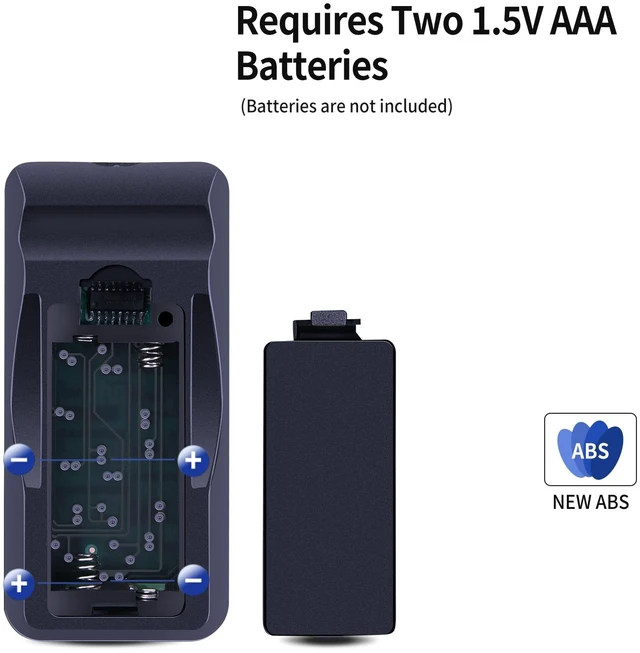Alt view image 2 of 6 - Replacement Remote Control Compatible with Luminara On-Off Remote for Remote Ready Real-Flame Effect LED Flameless Candles - Needs 2pcs AAA Battery