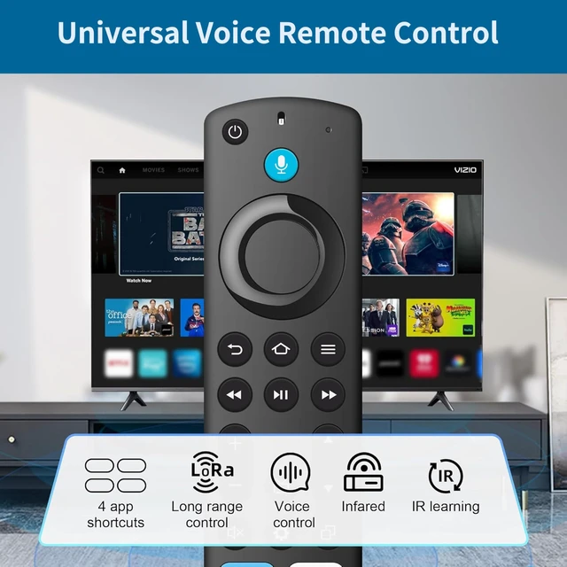 Alt view image 4 of 7 - Replacement Remote for All Insignia-Toshiba-Pioneer-Fire-Smart-TVs, Voice Control