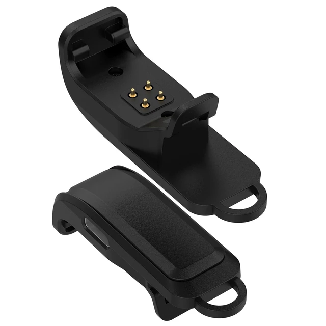 Alt view image 7 of 7 - Charger Adapter Compatible for Garmin TT25 T20, Replacment Charging Clip Converter TypeC Dock for Garmin Alpha T20 TT25 Dog Training Collar (Black&Black)