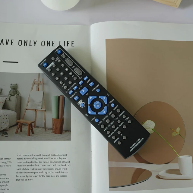 Alt view image 7 of 7 - Universal Replacement Remote Control for JVC DR-MV7 DR-MV7S DR-MV7SUS DR-MV77SU DR-MV79B DVD HDD Video Recorder