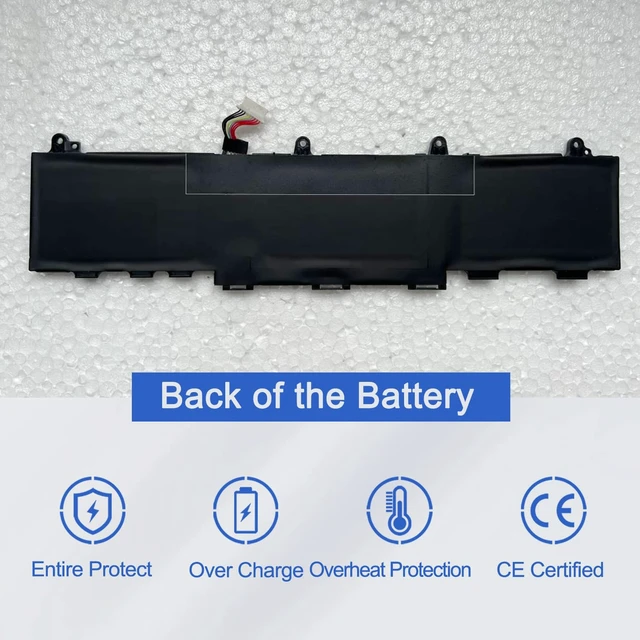 Alt view image 7 of 7 - CC03XL 53Wh Battery Replacement for HP elitebook x360 840 845 g7 830 845 g8 ZBook Firefly 14 Probook 635 Aero G7 G8 L77608-2C1 L77608-421 HSTNN-IB9F L78555-005 CC03053XL-PL HSTNN-DB9Q 11.55V