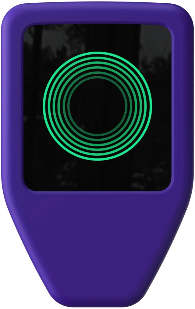 Alt view image 2 of 4 - Silicone Case for Trezor Safe 5, Full Coverage Protection, Screen & Port Access (Purple)