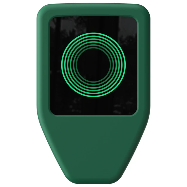 Alt view image 2 of 4 - Silicone Case for Trezor Safe 5, Full Coverage Protection, Screen & Port Access (Green)