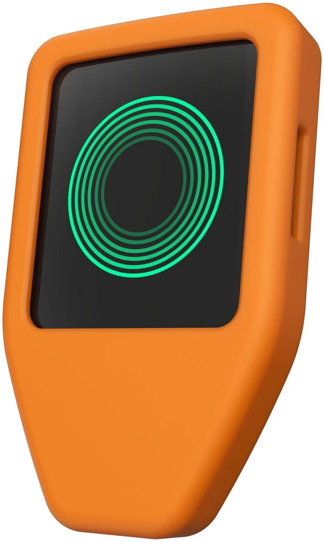 Main image of Silicone Case for Trezor Safe 5, Full Coverage Protection, Screen & Port Access (Orange)