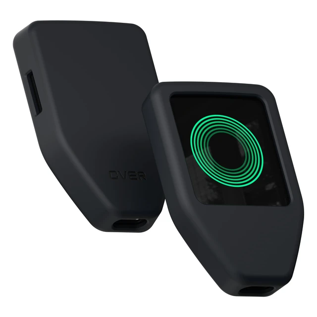 Alt view image 3 of 4 - Silicone Case for Trezor Safe 5, Full Coverage Protection, Screen & Port Access (Black)
