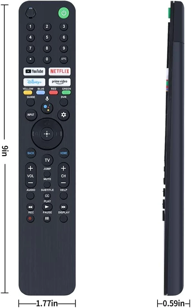 Alt view image 2 of 4 - for Sony TV Remote Replacement, for All 2019-2024Sony Remote for Sony Bravia TV Remote with Voice Command.for Sony Smart TV XR/XBR/KD Series 4K LED OLED Google/Android TVs RMF-TX520U