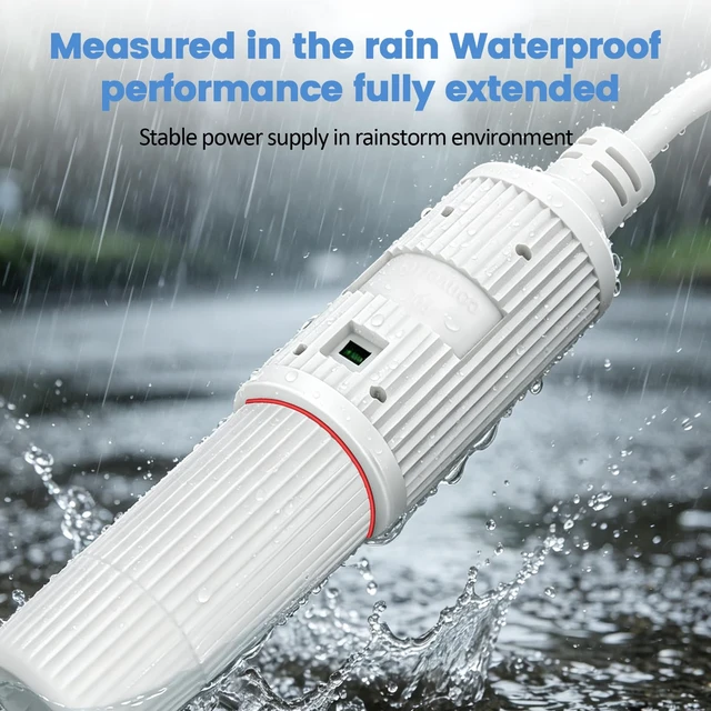 Alt view image 2 of 7 - Ieee802.3af/At Standard Power Supply 5v 2.4a 12w Stable Output Ethernet To Usb-C Conversion Power Only Without Data Transmission Compatible With Ip65 Waterproof Security Camera+Tablet