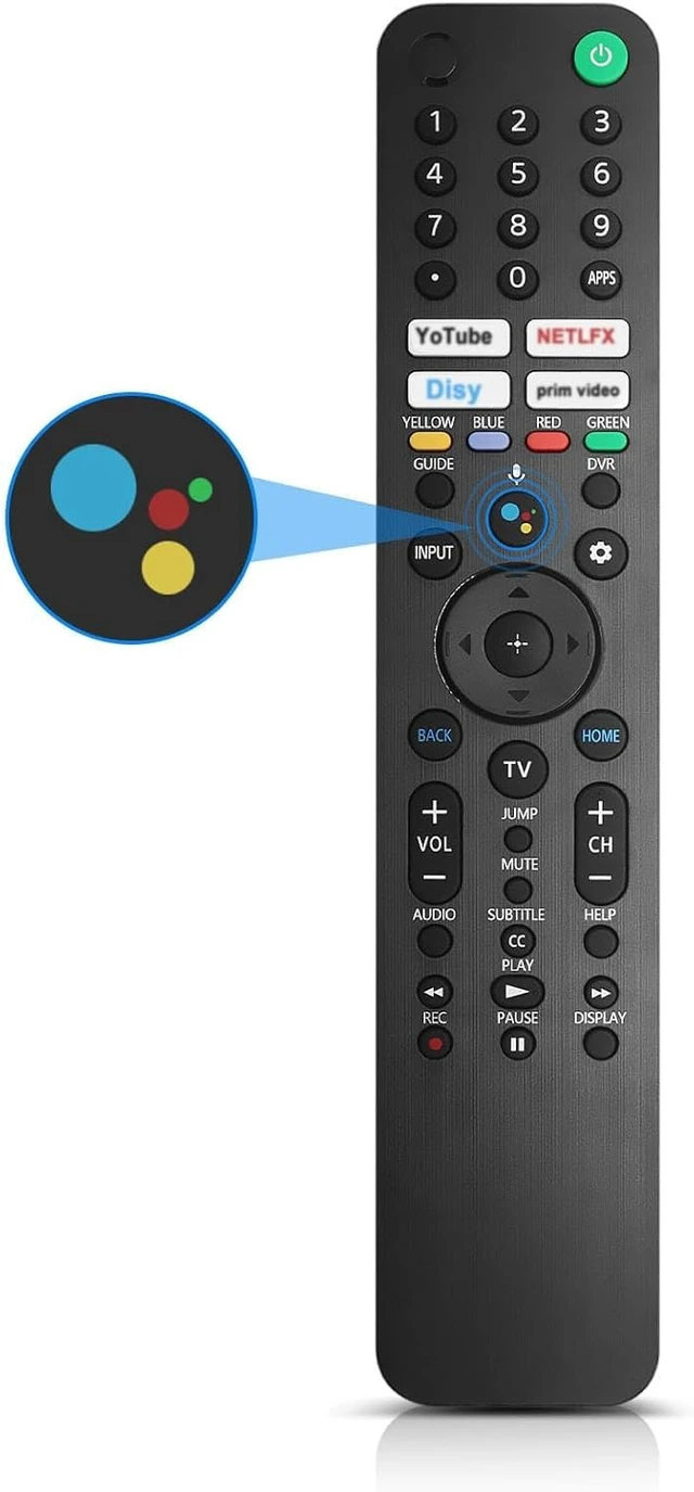 Alt view image 4 of 4 - for Sony TV Remote Replacement, for All 2019-2024Sony Remote for Sony Bravia TV Remote with Voice Command.for Sony Smart TV XR/XBR/KD Series 4K LED OLED Google/Android TVs RMF-TX520U