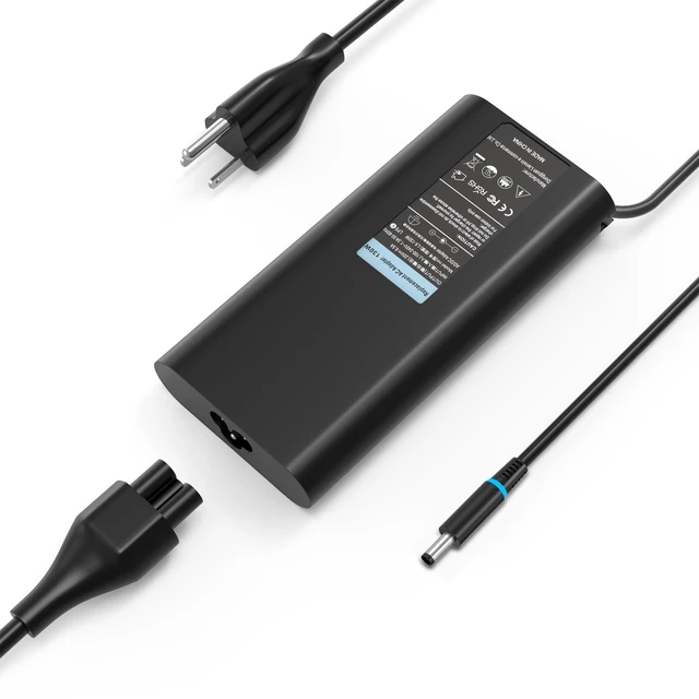 Main image of 130W 90W AC Adapter Compatible with Dell Inspiron 7506 7706 2n1 5759 5767 7791,Pro 14 16 PC14250 PC16250, Pro 14 Plus PC14450 15 PC15250 All-in-One Desktop Computer Laptop 4.5*3.0mm
