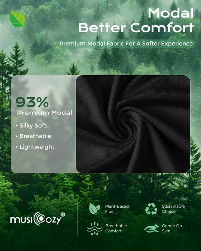 Alt view image 2 of 7 - Modal-Fabric Bluetooth Headband Headphones for Sleep and Sports Wireless Headbands with Breathable Modal-Fabric, Comfortable for Side Sleepers Sleeping, Running, Yoga and Travel