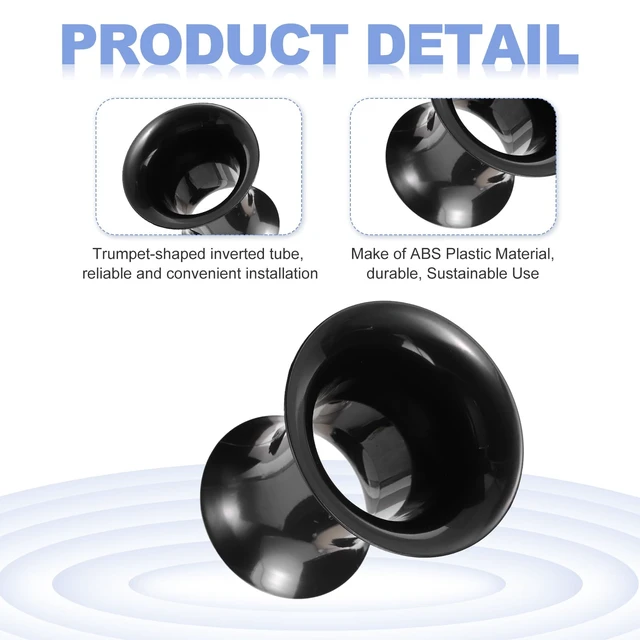 Alt view image 3 of 6 - 82mm x 99mm Speaker Port Tube Subwoofer Tube Bass Woofer Box 2pcs