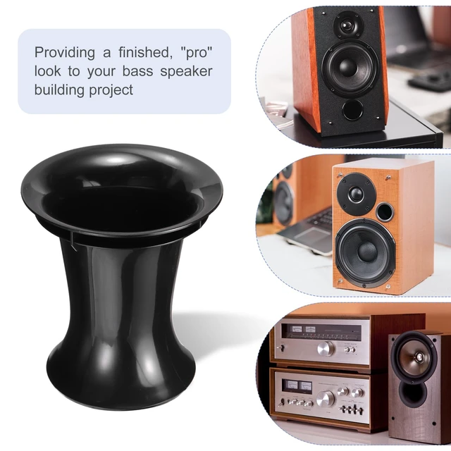 Alt view image 6 of 6 - 82mm x 99mm Speaker Port Tube Subwoofer Tube Bass Woofer Box 2pcs