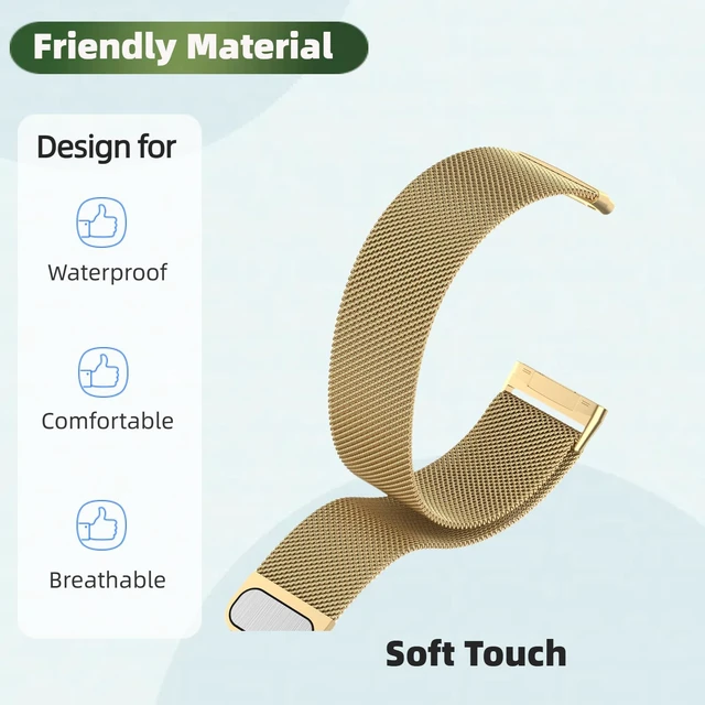 Alt view image 4 of 6 - Band with TPU Case Compatible for Fitbit Versa 3, Stainless Steel Mesh Magnetic Clasp, Adjustable and Breathable Strap for Men and Women