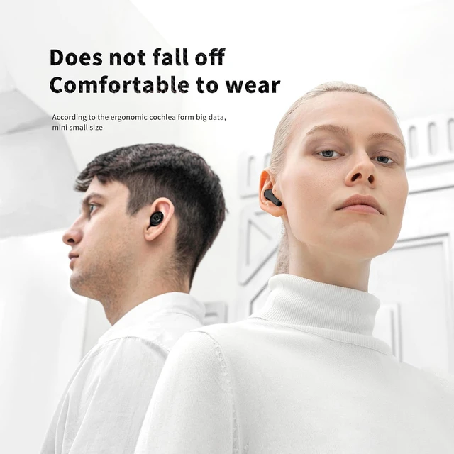 Alt view image 7 of 7 - Bluetooth Headphones with 110H Playtime, LED Display, Earhooks, Waterproof