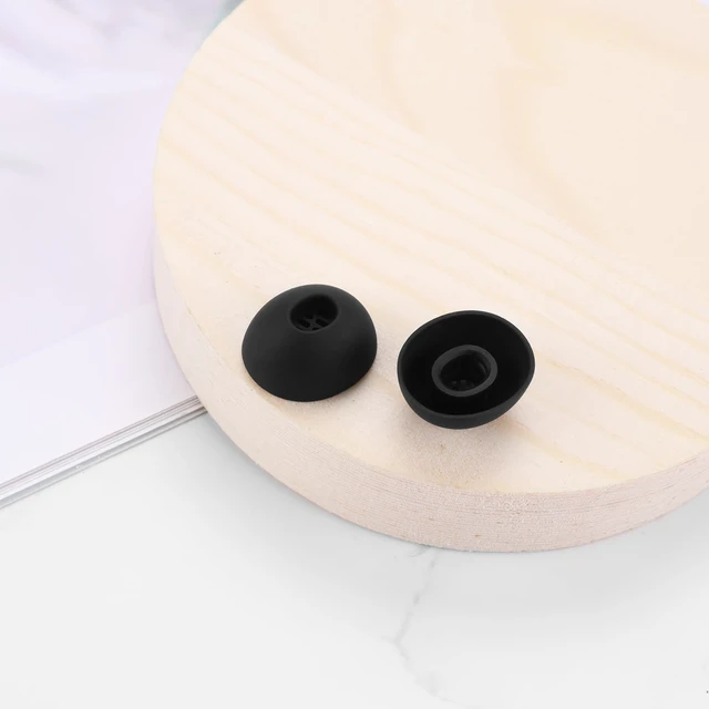 Alt view image 6 of 7 - 6 Pairs Replacement Ear Tips Compatible with Oneplus Buds Pro 2 Silicone Earbuds 3 Sizes(S/M/L) in-Ear Soft Plugs with Filter for Noise Isolation Black
