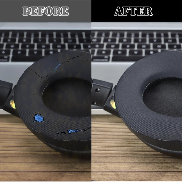 Alt view image 6 of 6 - WH-CH720N/CH710N/WH-CH700N Replacement Ear Pads Cooling Gel for WH-CH720N, WH-CH710N, WH-CH700N, WH-XB900N, WH-RF400, MDR-10R Headphones, Sound Isolating Foam Ear Pads (Black)