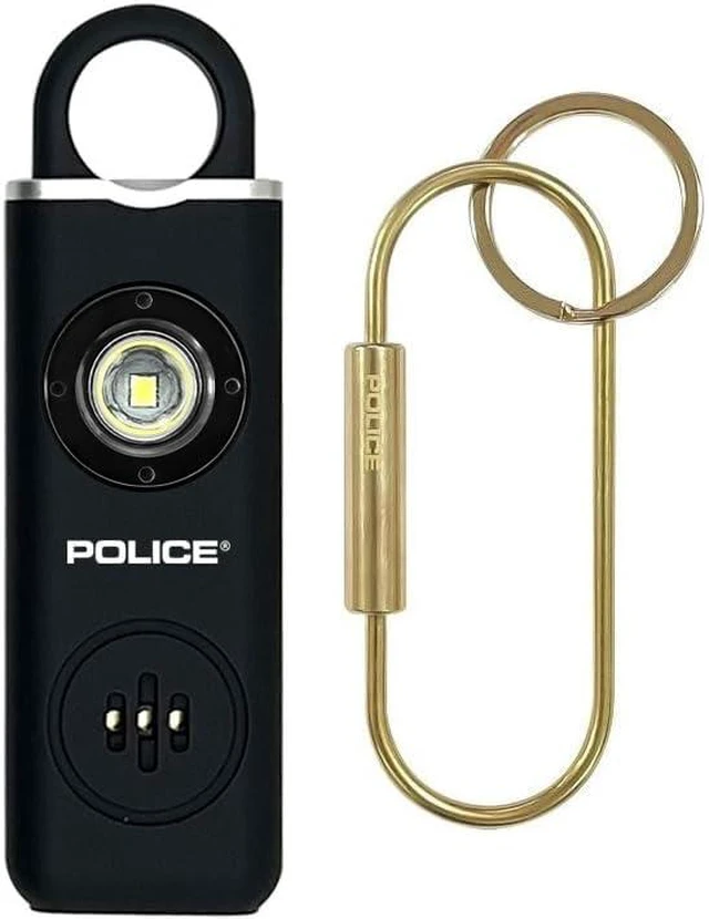 Alt view image 4 of 7 - Personal Safety Alarm Keychain, Rechargeable Loud Emergency Alarm w/ Strobe Light, Portable Self Defense Alarm for Women, Kids, Seniors, Travel, Black