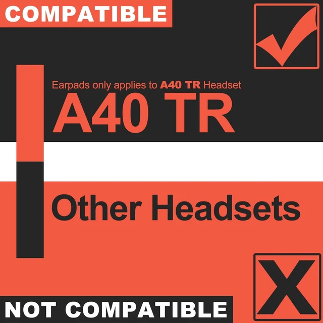 Alt view image 2 of 7 - A40 TR Cooling Gel Replacement Earpads for Astro A40 TR Only, Made by, Cool Feeling Fabric, Improved Durability, with Microphone Foam Black