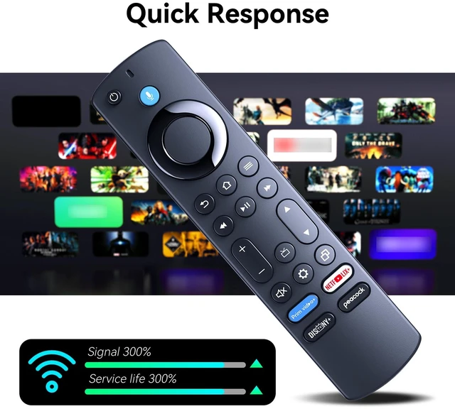 Alt view image 4 of 7 - ERF3C84H(1344) Replacement Voice Remote Control for Hisense E6 Series TV Compatible with Hisense QLED 4K UHD Smart TV 43E6QF 50E6QF 55E6QF 65E6QF 75E6QF 85E6QF 100E6QF 2025 Model
