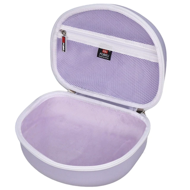 Alt view image 3 of 7 - Hard Case for iClever/for ONITOO/for TCJJ/for LOBKIN/for KERHAND/for IFECCO Cat Ear Kids Bluetooth Headphones (Purple, Case Only)