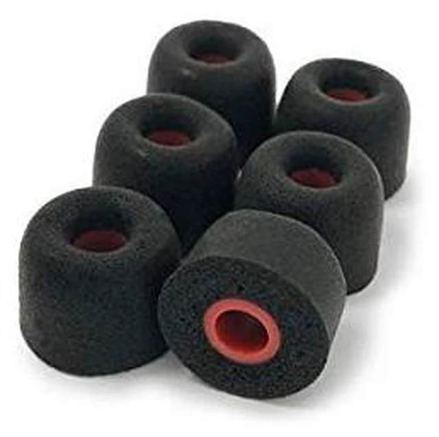 Main image of Memory Foam Earbud Tips, Universal Replacement Foam Tips for Ear Plugs, Compatible with Flares Jet earphones and earHD, Large, 3 Pairs