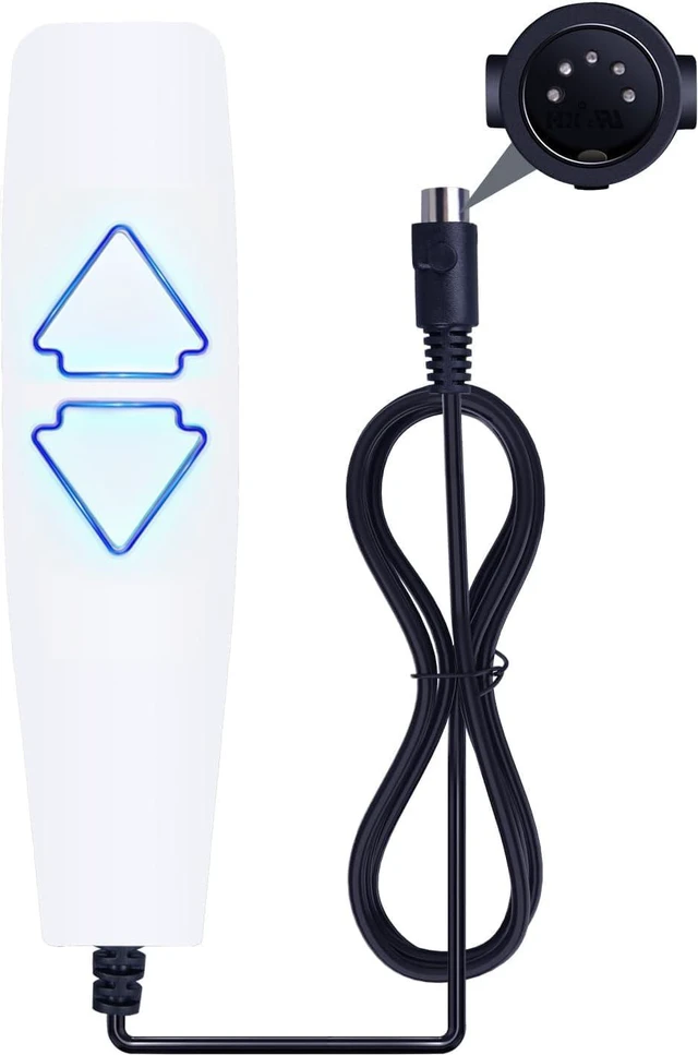 Main image of Lift Chair Remote Replacement, 5-Pin 2 Button Hand Control for Lift Chairs Power Recliners, Pride Mobility, Backlit