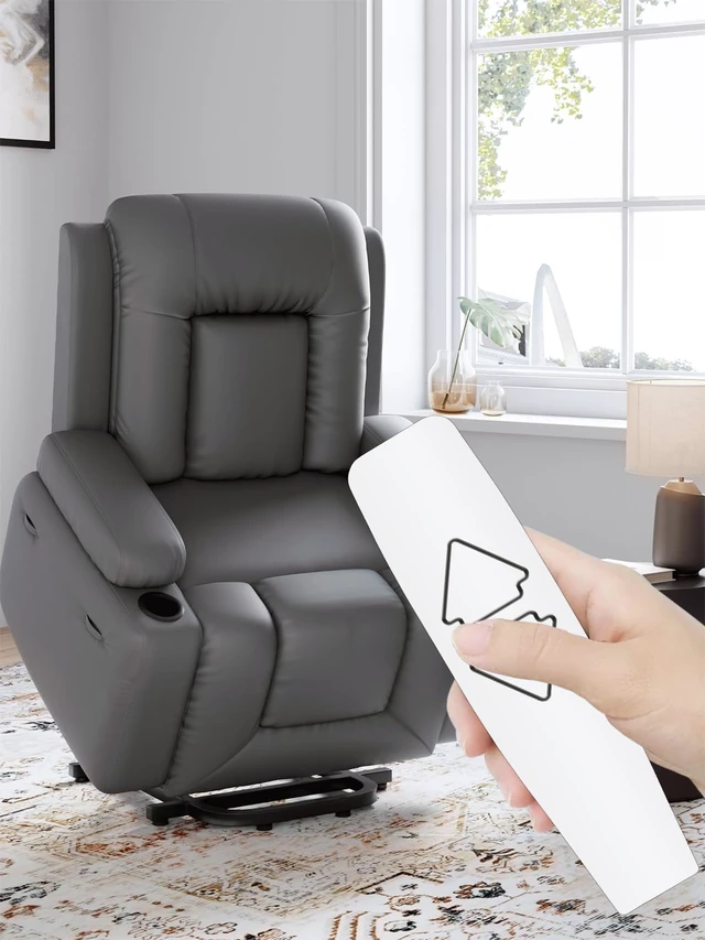 Alt view image 6 of 6 - Lift Chair Remote Replacement, 5-Pin 2 Button Hand Control for Lift Chairs Power Recliners, Pride Mobility, Backlit