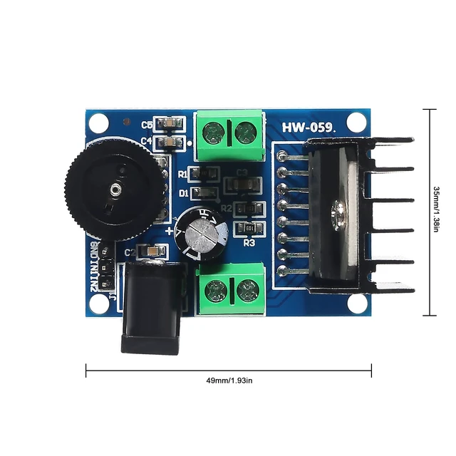 Alt view image 4 of 7 - 3PCS TDA7297 Audio Amplifier Board Module DC 6-18V Dual-Channel Stereo Amplifier Board 4-8 Ohms 10-50W for Sound System DIY Speakers