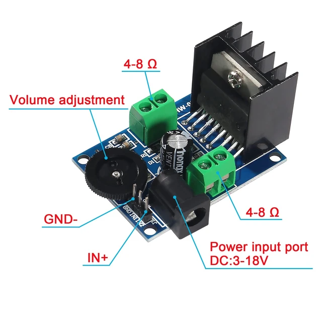 Alt view image 7 of 7 - 3PCS TDA7297 Audio Amplifier Board Module DC 6-18V Dual-Channel Stereo Amplifier Board 4-8 Ohms 10-50W for Sound System DIY Speakers