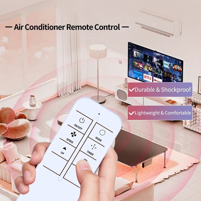 Alt view image 2 of 7 - New AC Remote Control Replacement fit for Haier Air Conditioner HWF05XCK-L HWF08XC5 HWR05XC5 HWR05XC6 HWR05XC7 HWR05XC9-L HWR05XCA HWR05XCJ HWR05XCJ-L HWR06XC5 HWR06XC5-T HWR08XC7 and More