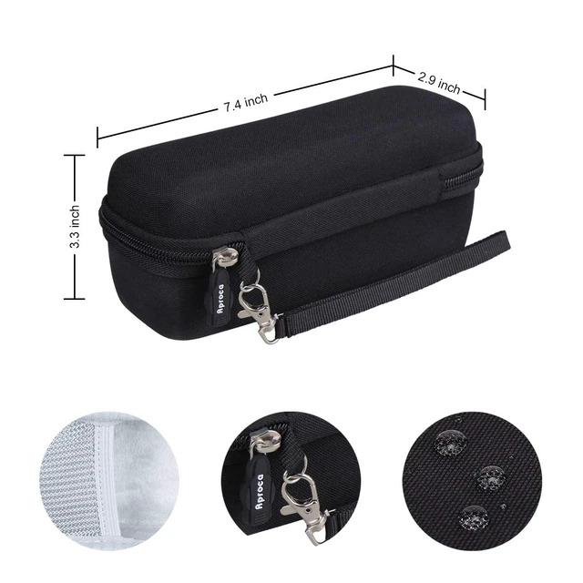 Alt view image 7 of 7 - Hard Storage Travel Bag Case Fit for Tribit XSound Go Bluetooth Speakers (Black)