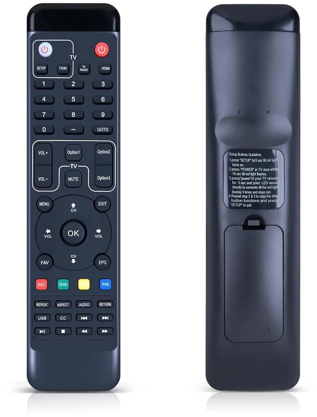 Main image of Replacement Remote for IVIEW ATSC Digital Converter Box for IVIEW-3500STBA III Models