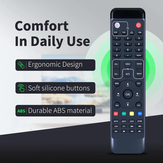 Alt view image 4 of 7 - Replacement Remote for IVIEW ATSC Digital Converter Box for IVIEW-3500STBA III Models
