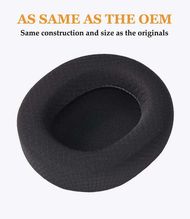 Alt view image 4 of 7 - Arctis 7/5/3/1 Ear Cushions as Same as The OEM Arctis Pro Wireless Ear Cups Pads Replacement for SteelSeries Arctis 1/3/5/7/7+/7P/7P+/7X/7X+/9/9X/Pro/Prime Headsets