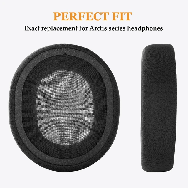 Alt view image 5 of 7 - Arctis 7/5/3/1 Ear Cushions as Same as The OEM Arctis Pro Wireless Ear Cups Pads Replacement for SteelSeries Arctis 1/3/5/7/7+/7P/7P+/7X/7X+/9/9X/Pro/Prime Headsets