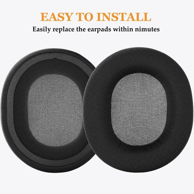 Alt view image 6 of 7 - Arctis 7/5/3/1 Ear Cushions as Same as The OEM Arctis Pro Wireless Ear Cups Pads Replacement for SteelSeries Arctis 1/3/5/7/7+/7P/7P+/7X/7X+/9/9X/Pro/Prime Headsets