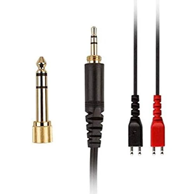 Main image of Replacement Headset Audio Cable Compatible for Sennheiser HD224 420 520 HD600 650 HD25 HD 25-1 HD25-1 II HD25-13 HD25-C