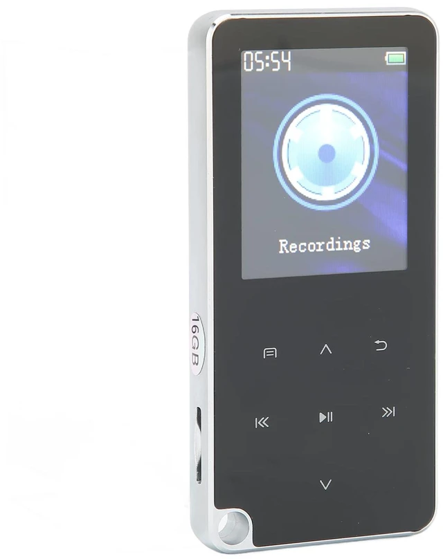 Main image of MP3 PlayerMP4 Player with Bluetooth 4.0, 1.8 Inch LCD Color Screen Digital Lossless MP3 Music Player with Headset for Walking Running, One Recording, Supports AMV, AVI