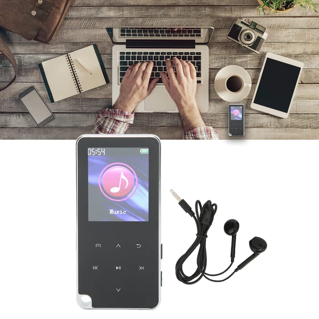 Alt view image 3 of 7 - MP3 PlayerMP4 Player with Bluetooth 4.0, 1.8 Inch LCD Color Screen Digital Lossless MP3 Music Player with Headset for Walking Running, One Recording, Supports AMV, AVI