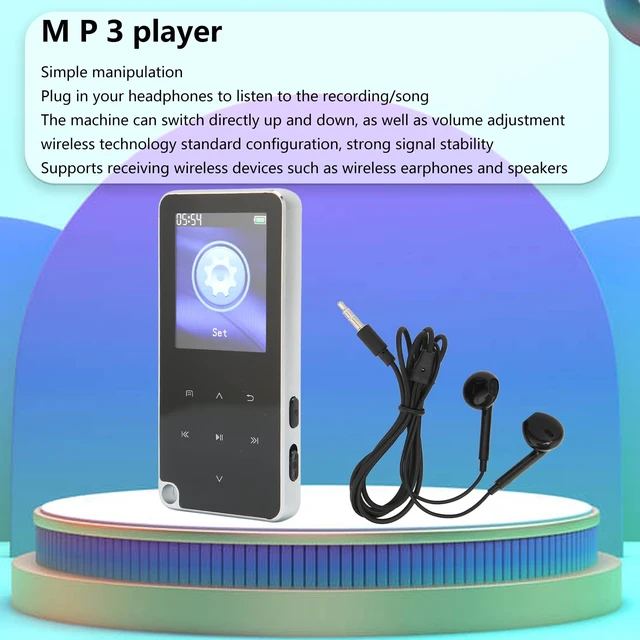 Alt view image 4 of 7 - MP3 PlayerMP4 Player with Bluetooth 4.0, 1.8 Inch LCD Color Screen Digital Lossless MP3 Music Player with Headset for Walking Running, One Recording, Supports AMV, AVI