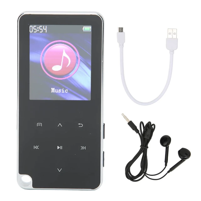 Alt view image 6 of 7 - MP3 PlayerMP4 Player with Bluetooth 4.0, 1.8 Inch LCD Color Screen Digital Lossless MP3 Music Player with Headset for Walking Running, One Recording, Supports AMV, AVI