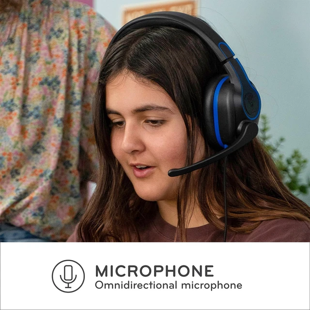 Alt view image 6 of 7 - TWT Audio REVO TW330 Over-Ear Wired Headphones With Mic Boom - USB-C Noise Reducing Headset, Built In Microphone, For Classrooms, School, Students, Teachers, Universal Device Compatibility
