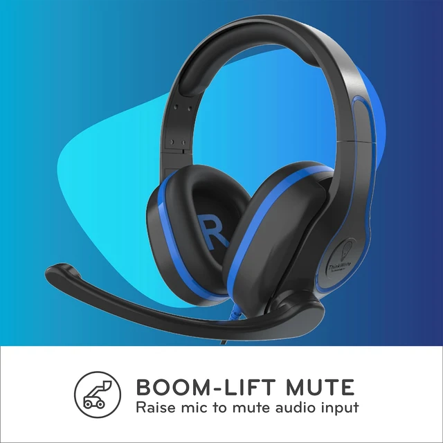 Alt view image 7 of 7 - TWT Audio REVO TW330 Over-Ear Wired Headphones With Mic Boom - USB-C Noise Reducing Headset, Built In Microphone, For Classrooms, School, Students, Teachers, Universal Device Compatibility