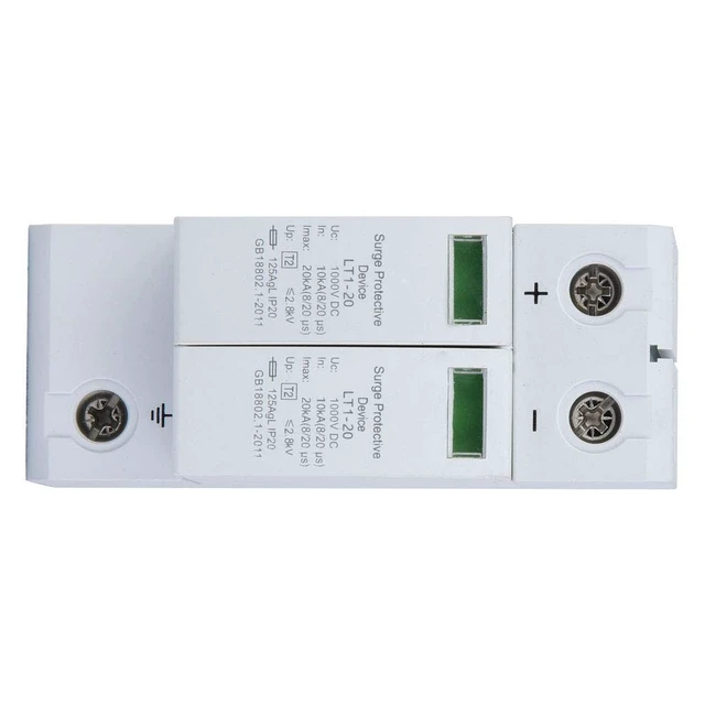 Alt view image 7 of 7 - 2P Protective Device DC Photovoltaic Protector Low Voltage Arrester (20KA)