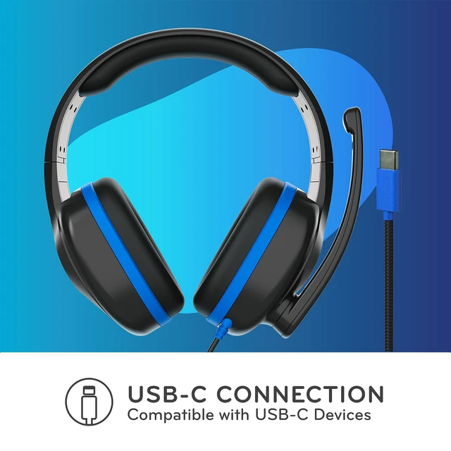 Alt view image 5 of 7 - TWT Audio REVO TW330 Over-Ear Wired Headphones With Mic Boom - USB-C Noise Reducing Headset, Built In Microphone, For Classrooms, School, Students, Teachers, Universal Device Compatibility