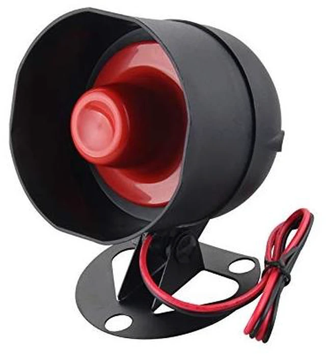 Main image of SC6T Universal Replacement Siren 6 Tone Alarm Loudspeaker Electronic Horn Compatible with Car Alarm DC12V 15W 120DB