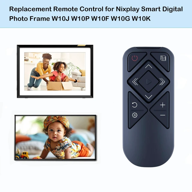 Alt view image 2 of 7 - Replacement Remote Control for Nixplay Digital Picture Frame, Model: 10.1 inch W10J W10P W10F W10G W10K X18B Touch Frames